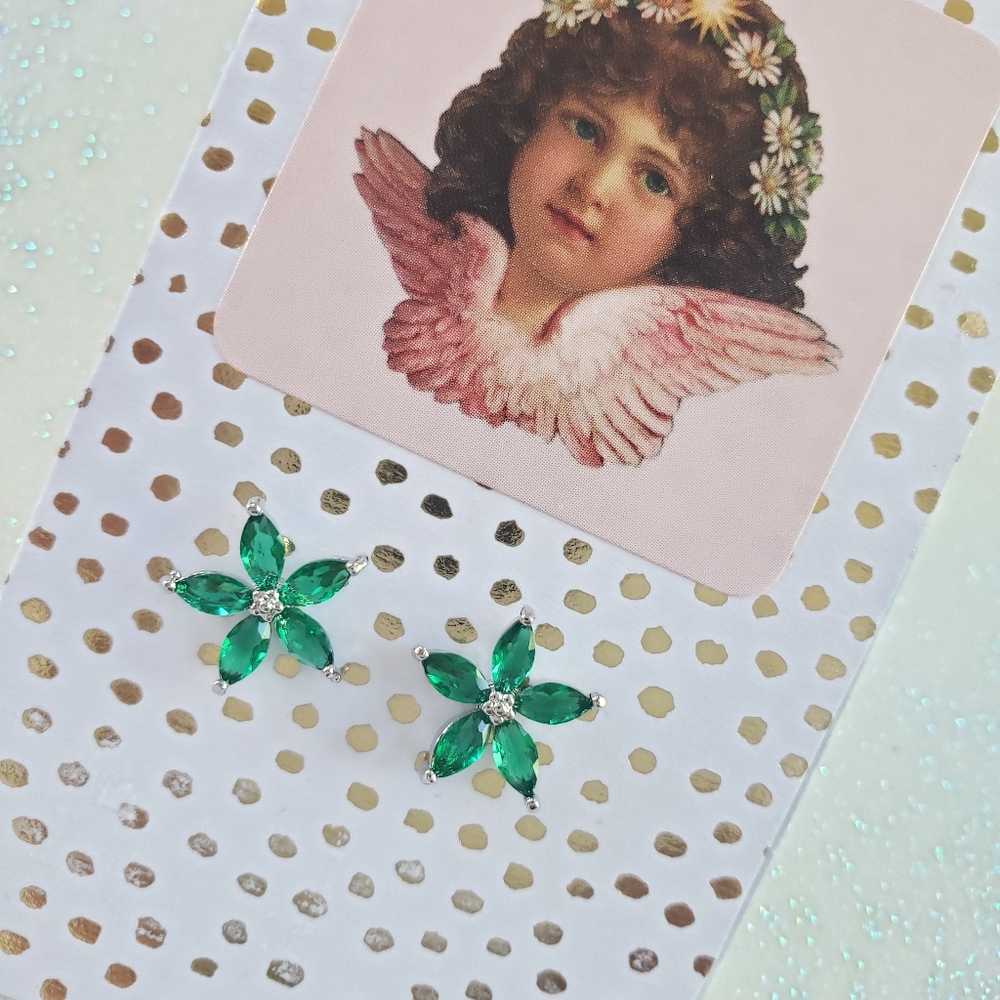 Emerald style Earings